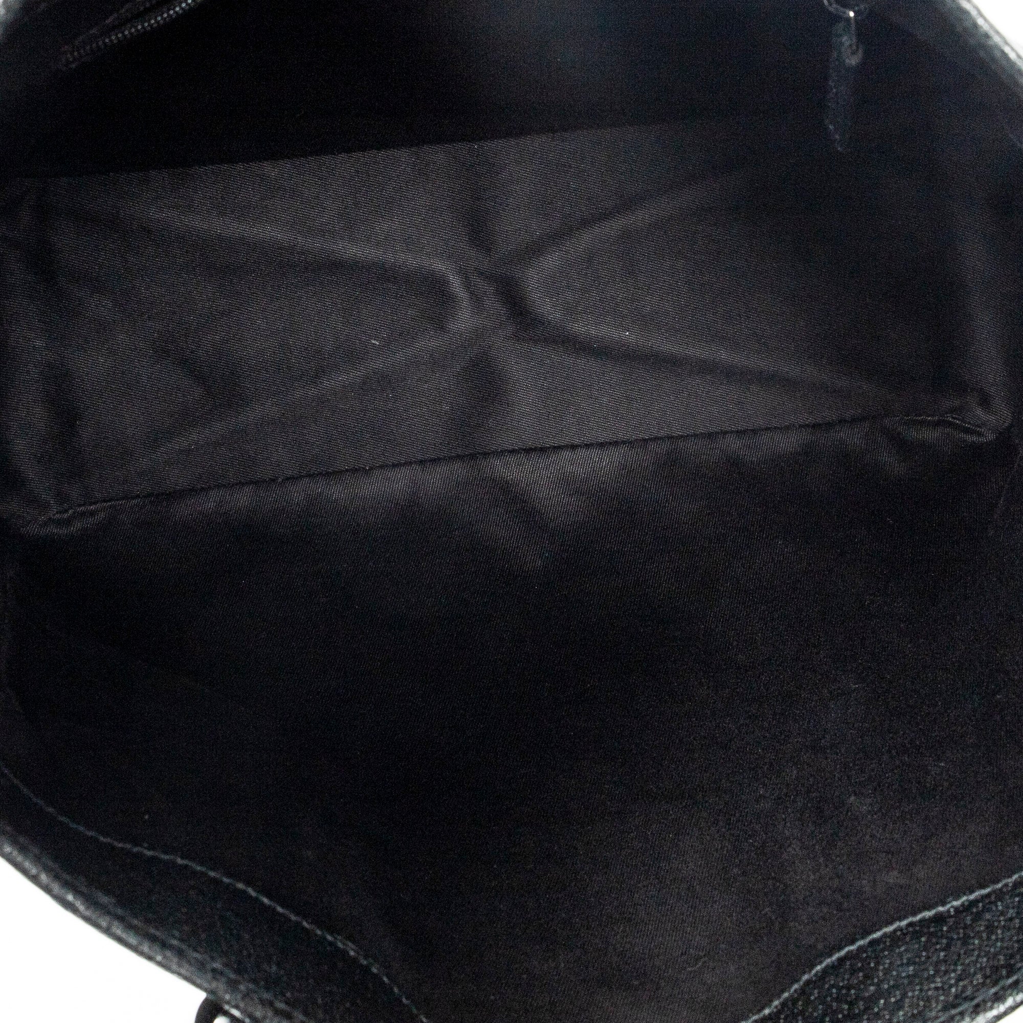 Shoulder Bag Small Shoulder Tote Black Monogrammed Canvas