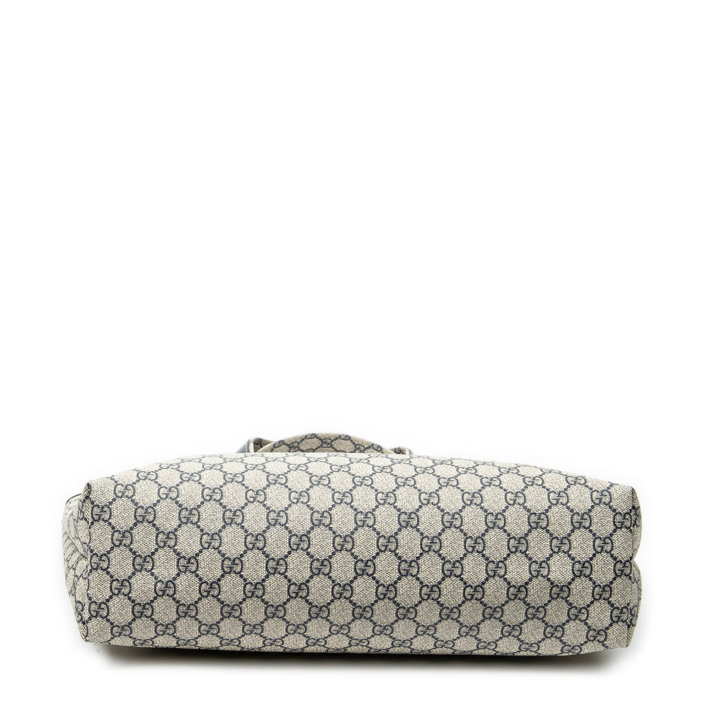 Shoulder Bag Web Loop Tote Beige Supreme Coated Canvas