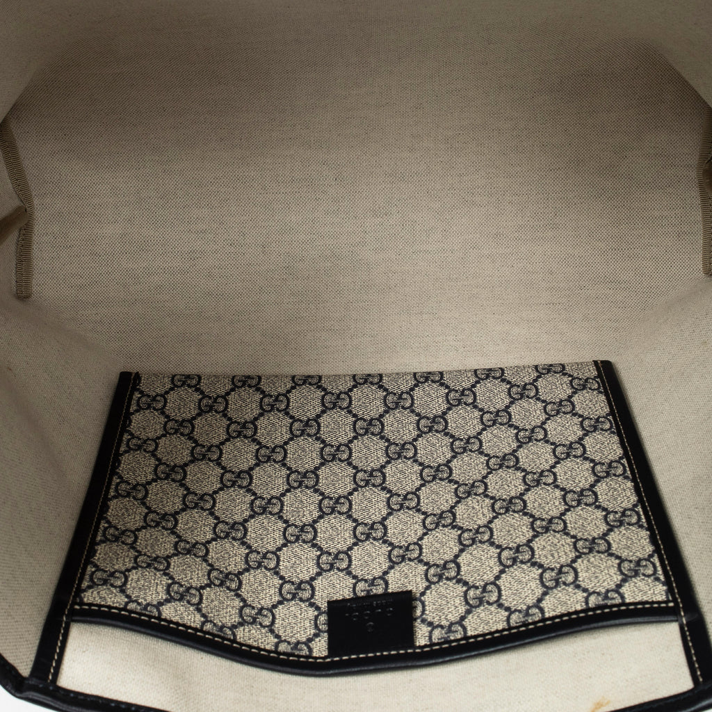Shoulder Bag Web Loop Tote Beige Supreme Coated Canvas