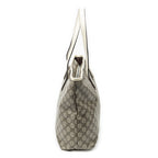 Shoulder Bag Large ZipTote Beige Supreme Coated Canvas