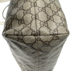 Shoulder Bag Large ZipTote Beige Supreme Coated Canvas