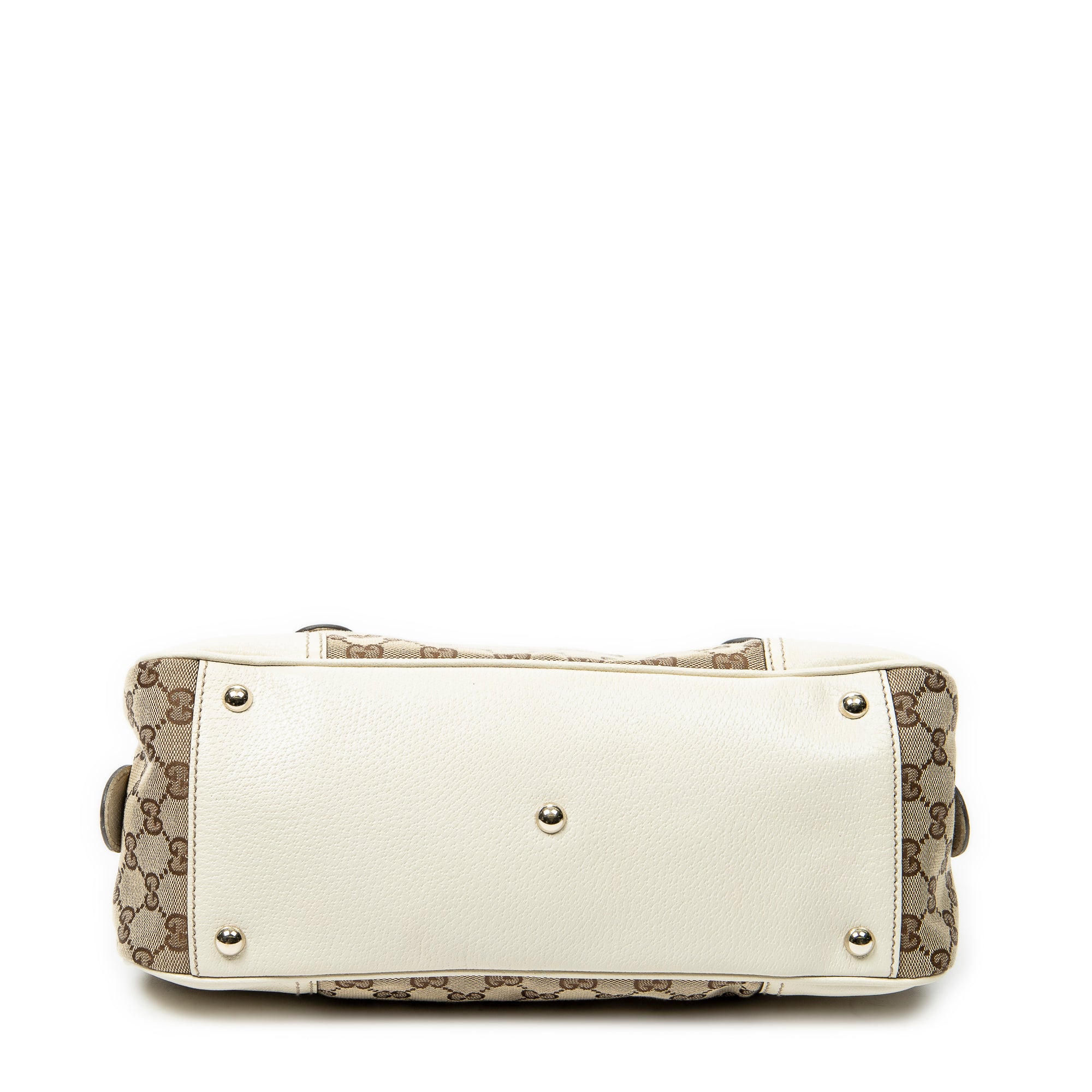 Shoulder Bag Princy Boston Beige Monogrammed Canvas