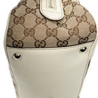 Shoulder Bag Princy Boston Beige Monogrammed Canvas