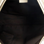 Shoulder Bag Medium Abbey Pocket Hobo Beige Monogrammed Canvas