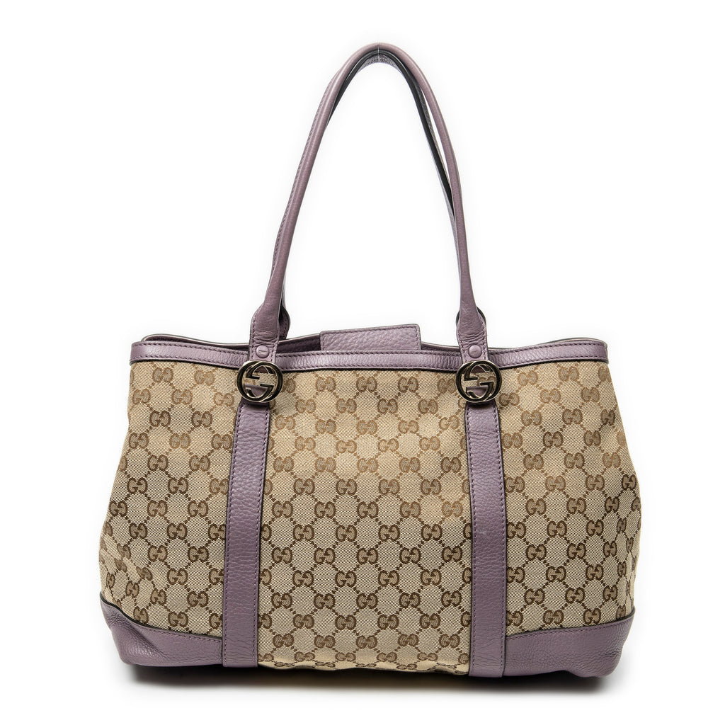 Shoulder Bag Miss GG Tote Beige Monogrammed Canvas