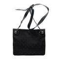 Shoulder Bag Eclipse Square Crossbody Black Monogrammed Canvas