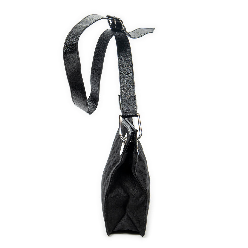Shoulder Bag Eclipse Square Crossbody Black Monogrammed Canvas