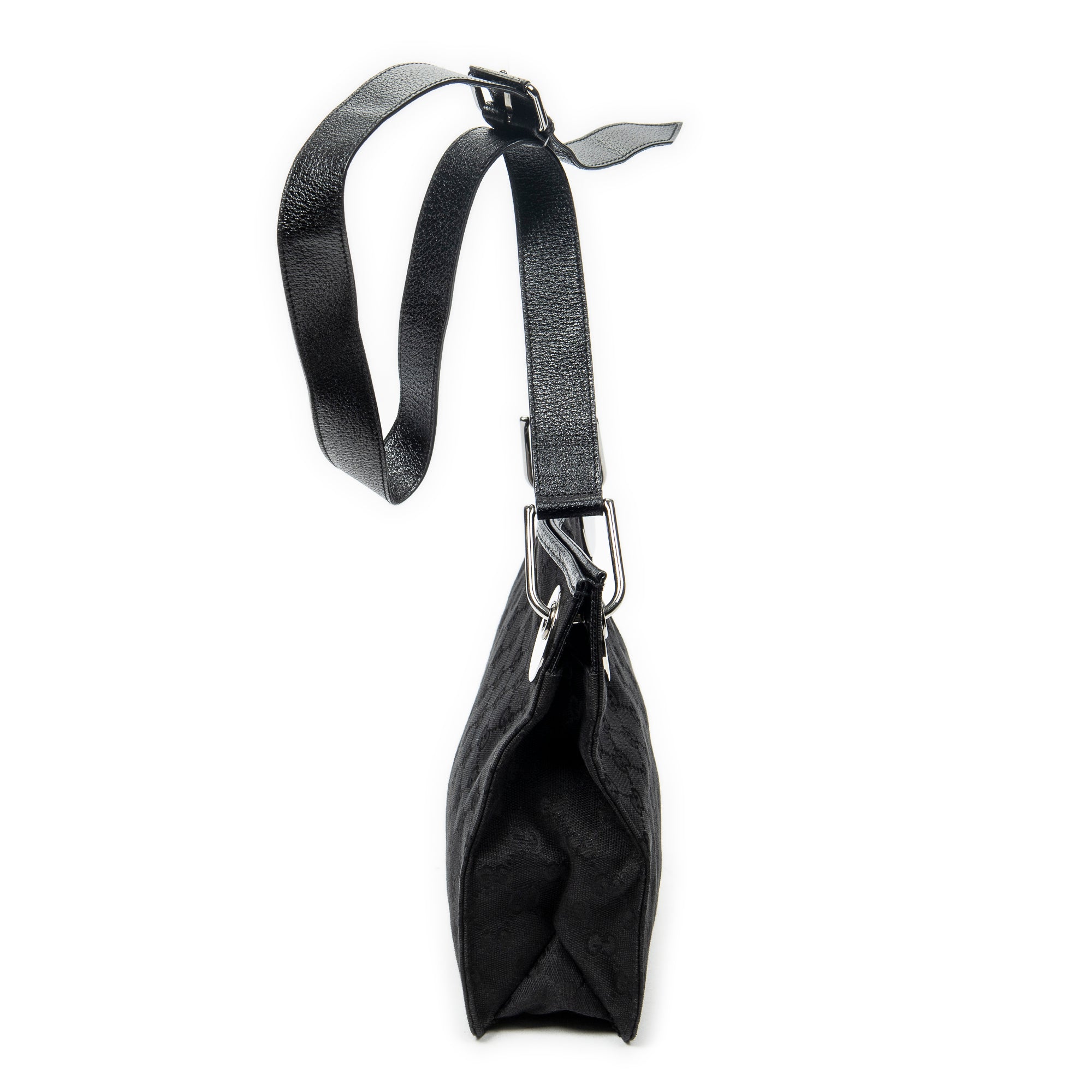 Shoulder Bag Eclipse Square Crossbody Black Monogrammed Canvas