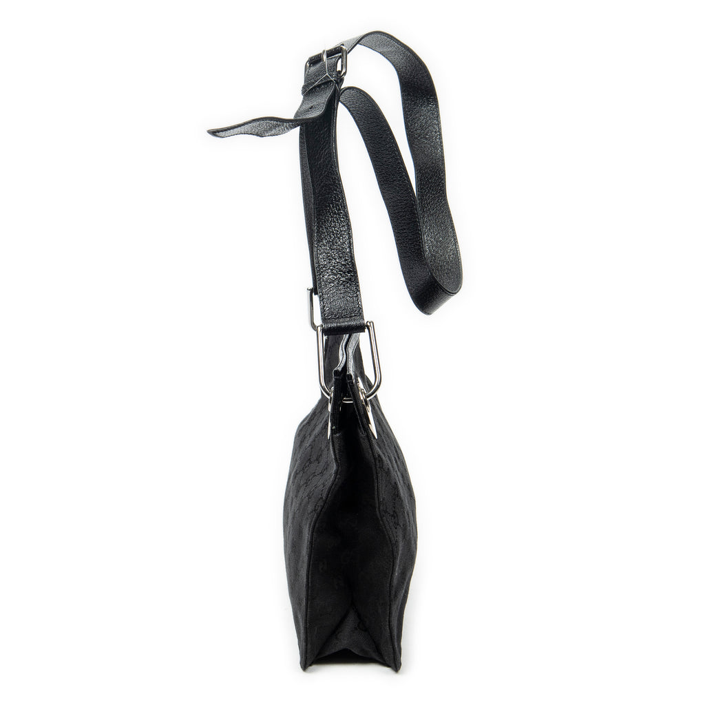 Bandolera Eclipse Square Crossbody de lona Monogram negra