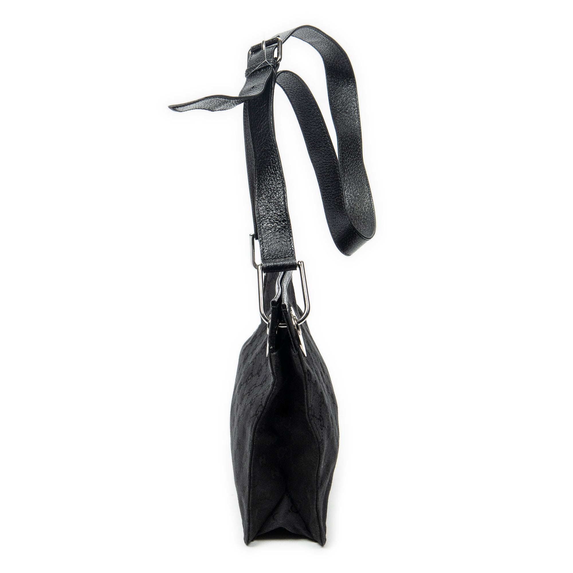 Sac bandoulière Eclipse Square bandoulière croisée toile monogrammée noire