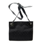 Shoulder Bag Eclipse Square Crossbody Black Monogrammed Canvas