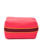 Handbag Bride-a-Brac Case GM Fuchsia Pink Toile Officier Canvas