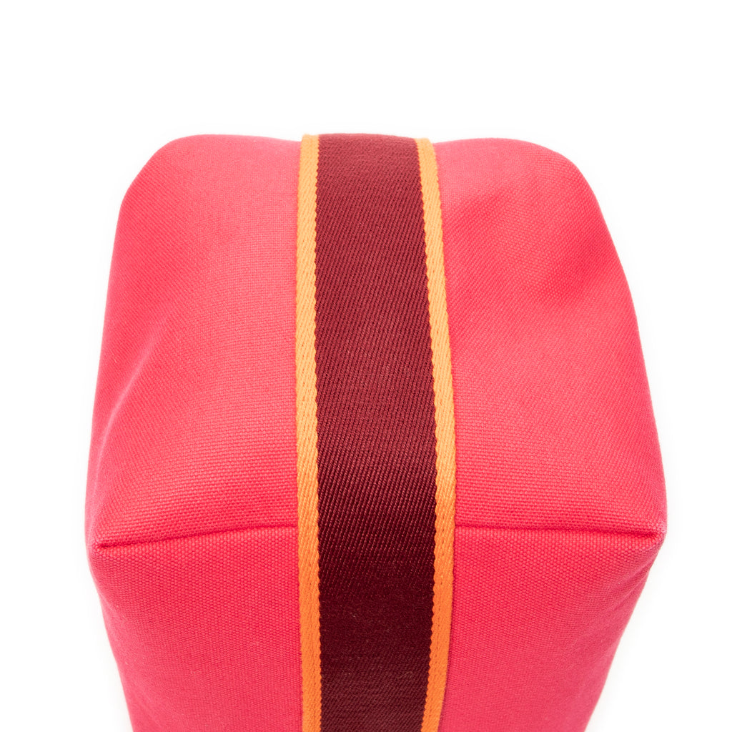 Handbag Bride-a-Brac Case GM Fuchsia Pink Toile Officier Canvas