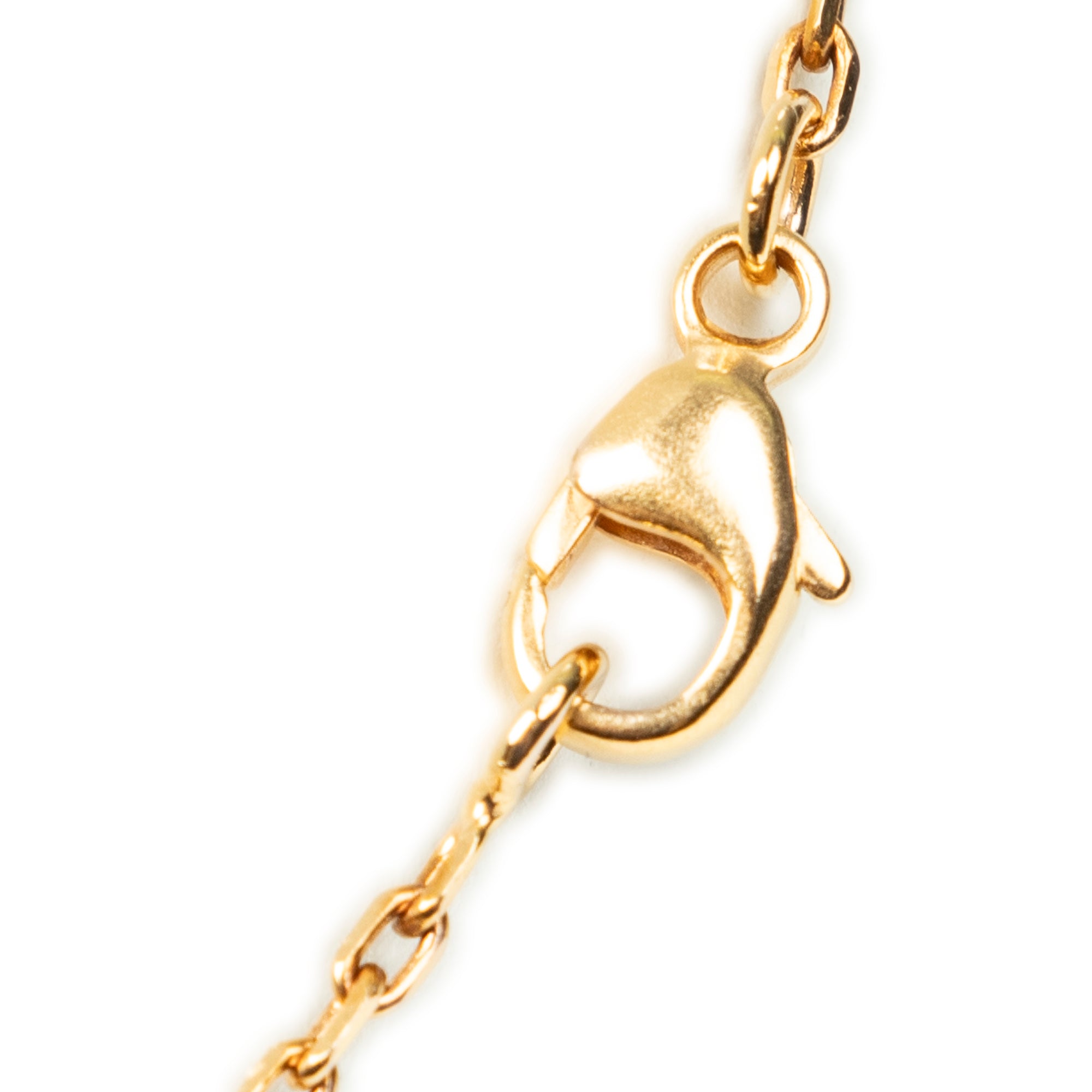Necklace Mini Pop H Pendant Necklace White Gold Plated