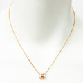 Necklace Mini Pop H Pendant Necklace Pink Gold Plated