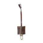 Handbag Anagram Open Tote Dark Brown Calfskin Leather