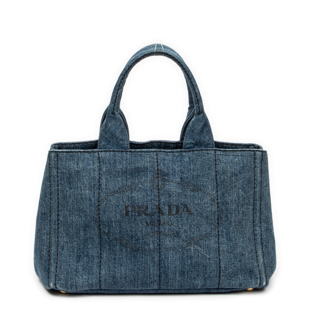 Handbag Medium Canapa Tote Blue Denim Canapa Denim Canvas