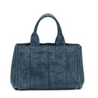 Handbag Medium Canapa Tote Blue Denim Canapa Denim Canvas