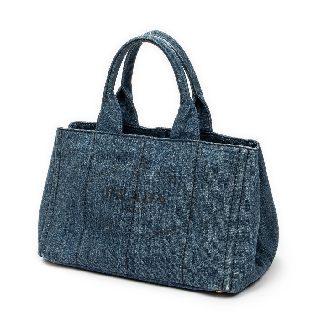 Handbag Medium Canapa Tote Blue Denim Canapa Denim Canvas