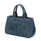 Handbag Medium Canapa Tote Blue Denim Canapa Denim Canvas