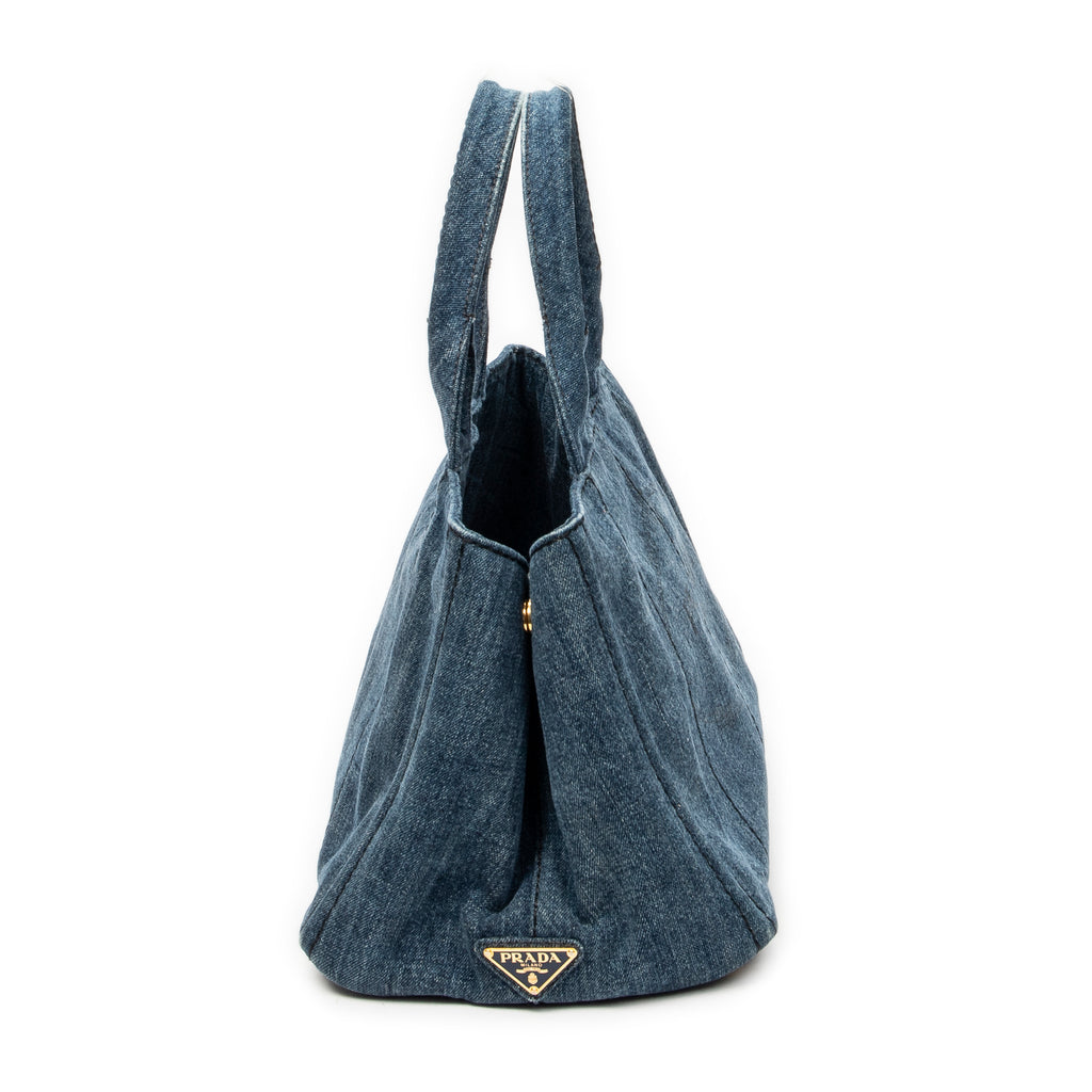Handbag Medium Canapa Tote Blue Denim Canapa Denim Canvas