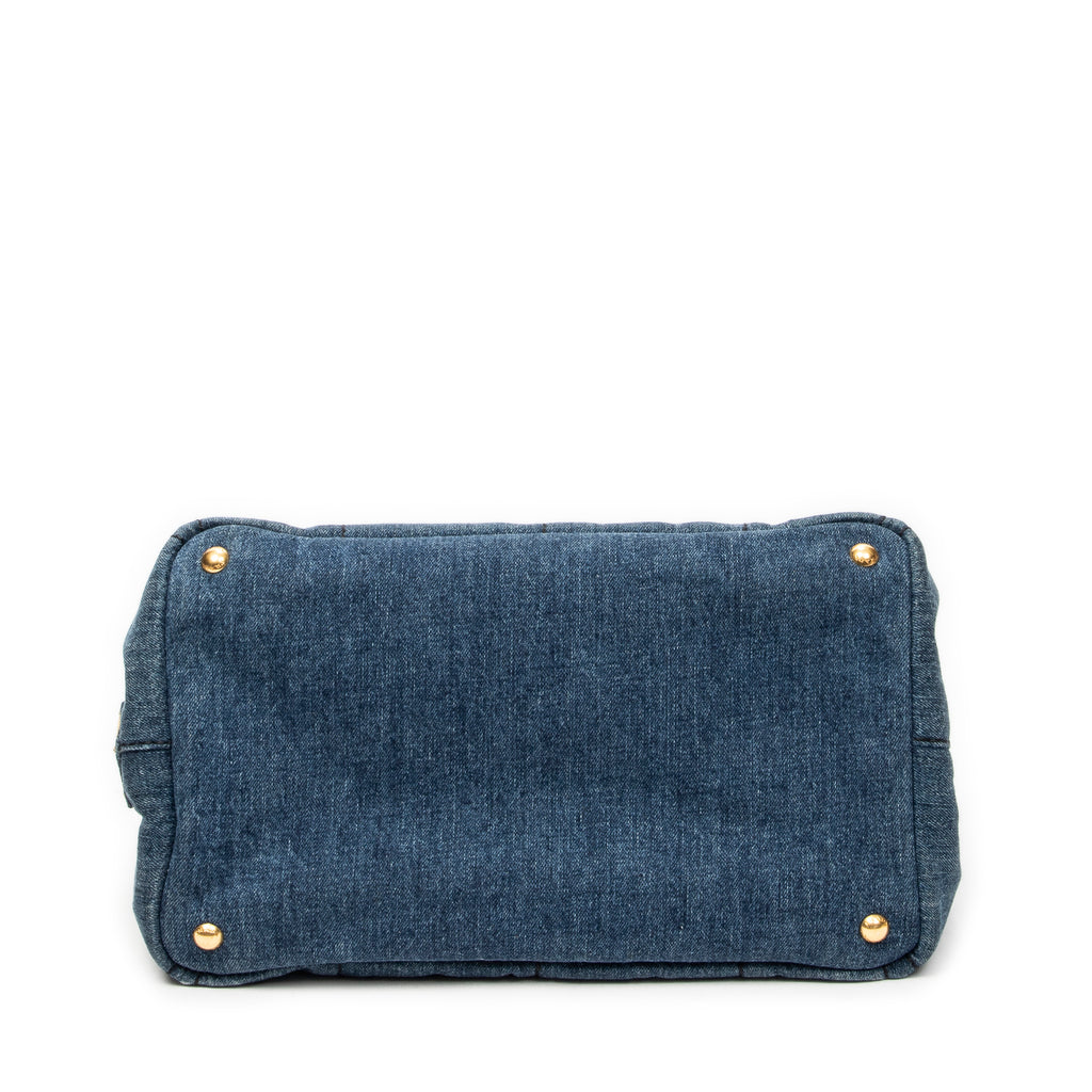 Handbag Medium Canapa Tote Blue Denim Canapa Denim Canvas