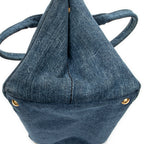 Handbag Medium Canapa Tote Blue Denim Canapa Denim Canvas