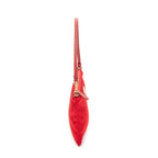 Clutch Flat Zip Clutch Red Nylon Canvas