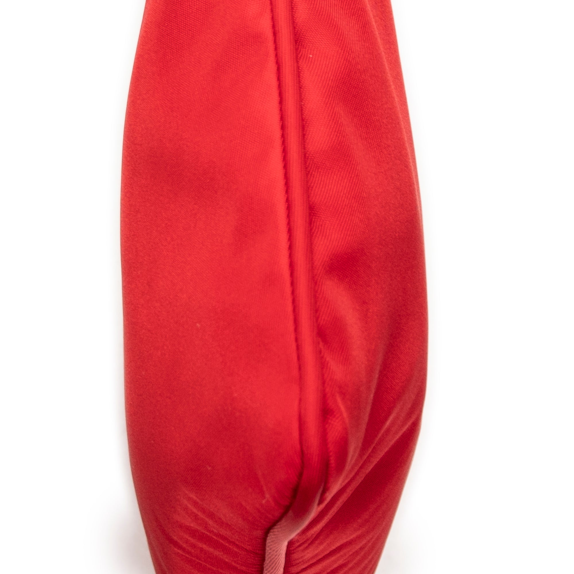 Clutch Flat Zip Clutch Red Nylon Canvas