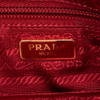 Clutch Flat Zip Clutch Red Nylon Canvas
