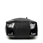 Shoulder Bag Frame Dome Tote Black Nylon Canvas
