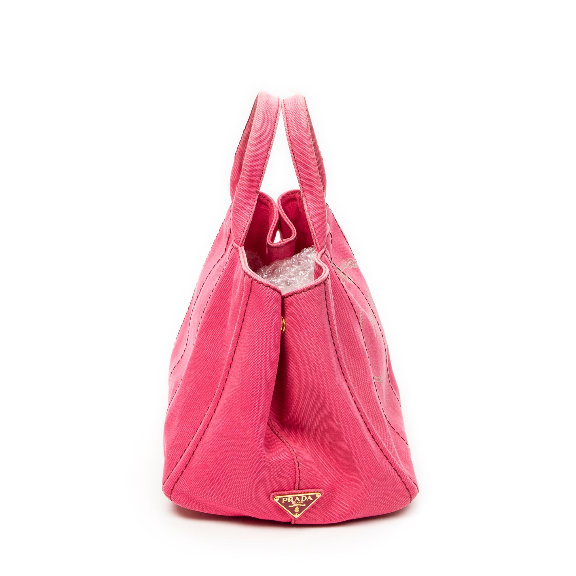 Shoulder Bag Medium Canapa Tote Fuchsia Pink Canapa Canvas