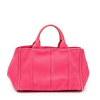 Shoulder Bag Medium Canapa Tote Fuchsia Pink Canapa Canvas