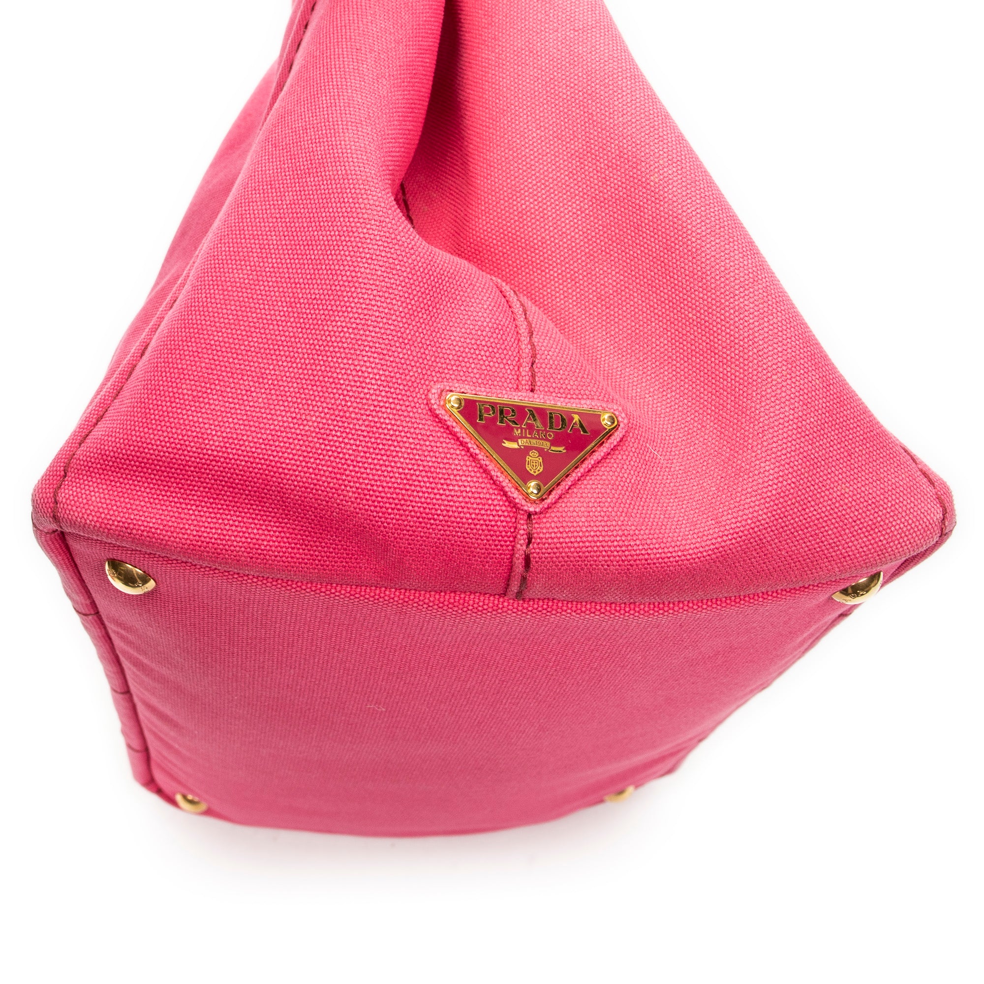 Shoulder Bag Medium Canapa Tote Fuchsia Pink Canapa Canvas