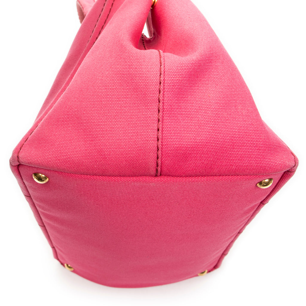 Shoulder Bag Medium Canapa Tote Fuchsia Pink Canapa Canvas