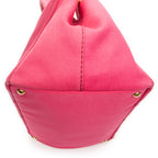 Shoulder Bag Medium Canapa Tote Fuchsia Pink Canapa Canvas