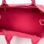 Shoulder Bag Medium Canapa Tote Fuchsia Pink Canapa Canvas