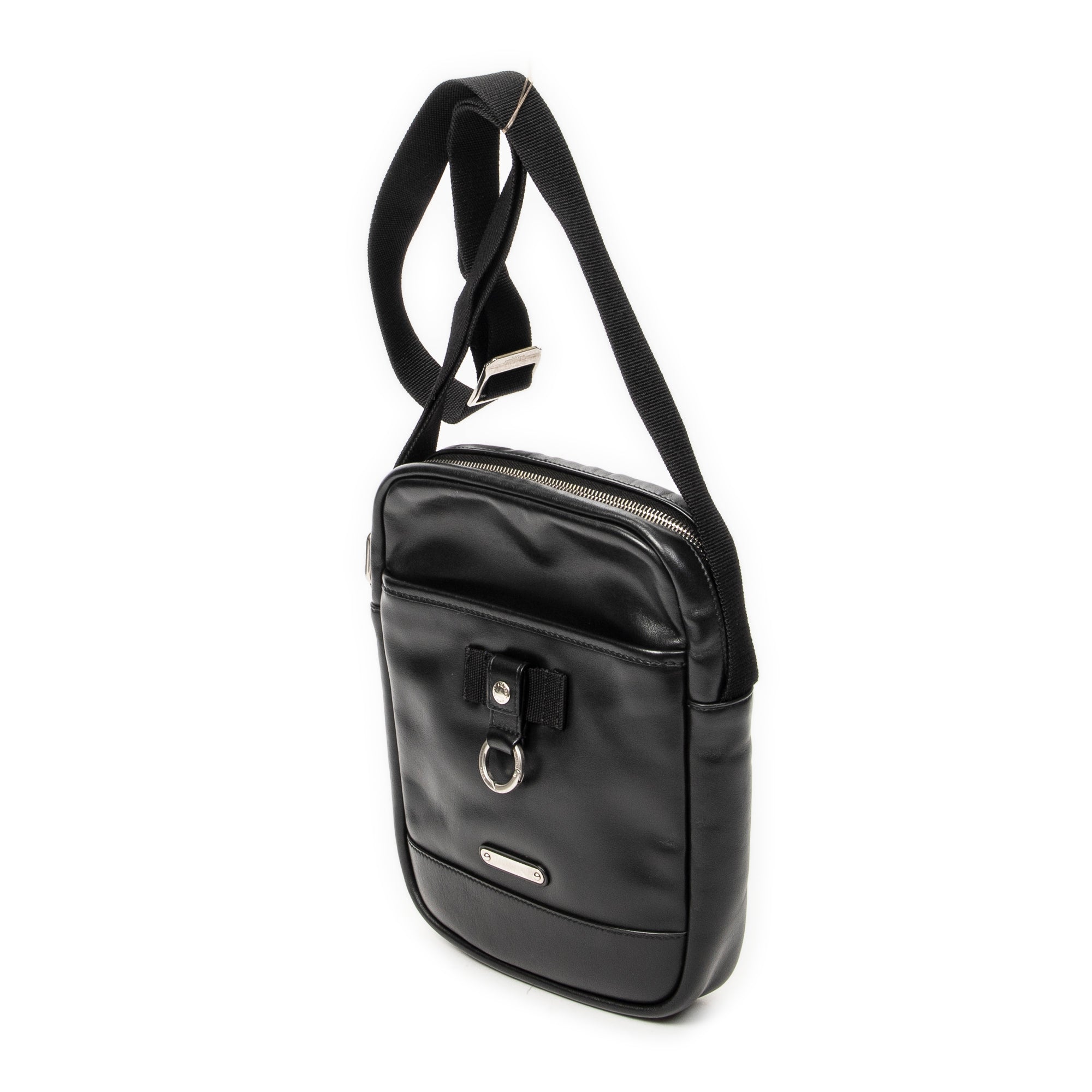 Shoulder Bag Rivington Race Crossbody Black Calfskin Leather