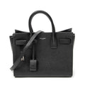 Shoulder Bag Baby Sac de Jour Black Grained Calfskin Leather