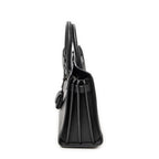 Shoulder Bag Baby Sac de Jour Black Grained Calfskin Leather