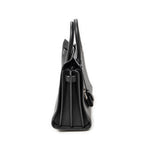 Shoulder Bag Baby Sac de Jour Black Grained Calfskin Leather
