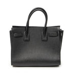 Shoulder Bag Baby Sac de Jour Black Grained Calfskin Leather
