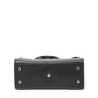 Shoulder Bag Baby Sac de Jour Black Grained Calfskin Leather