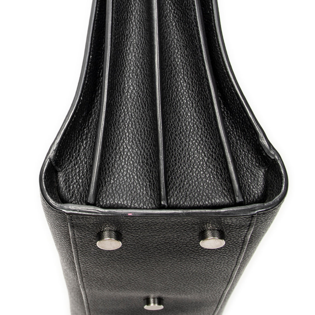 Shoulder Bag Baby Sac de Jour Black Grained Calfskin Leather