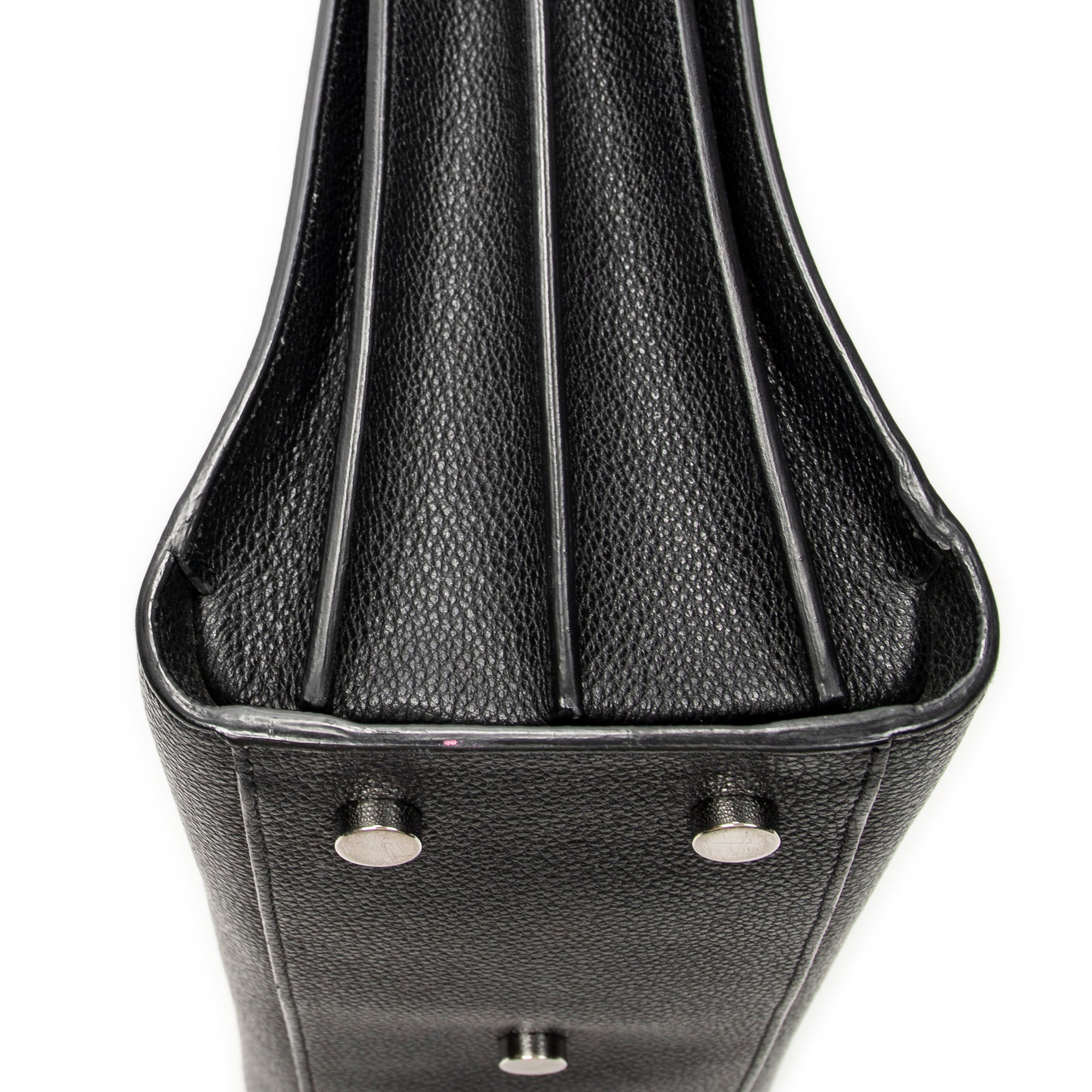 Shoulder Bag Baby Sac de Jour Black Grained Calfskin Leather