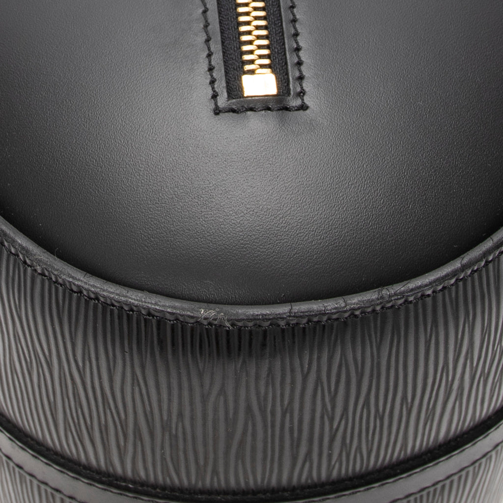 Handbag Soufflot Black Epi