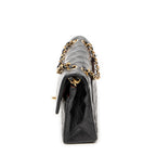 Shoulder Bag Classic Double Flap 23 Black Quilted Lambskin Leather