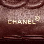 Shoulder Bag Classic Double Flap 23 Black Quilted Lambskin Leather