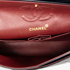 Shoulder Bag Classic Double Flap 23 Navy Quilted Lambskin Leather
