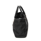 Shoulder Bag Small Lovely Trotter Tote Black Diorissimo Nylon Canvas